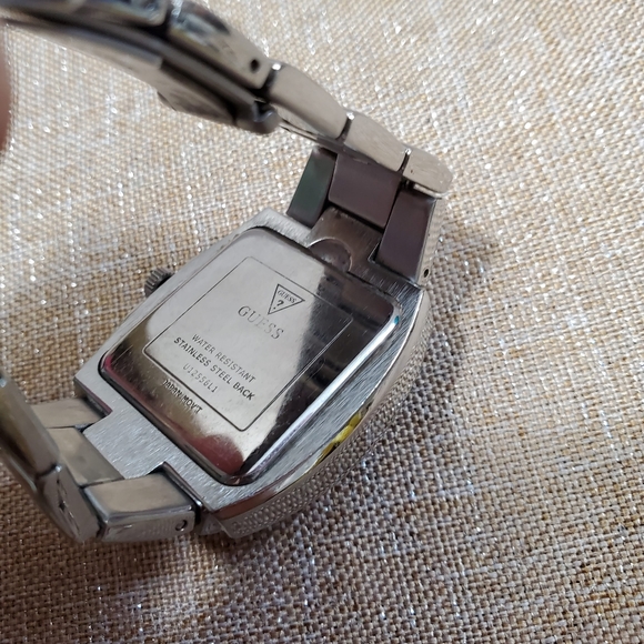 Guess Silver Tone Large Big Face Watch - Picture 4 of 5